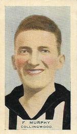 1933 Godfrey Phillips Victorian Footballers (A Series of 75) #7 Frank Murphy Front